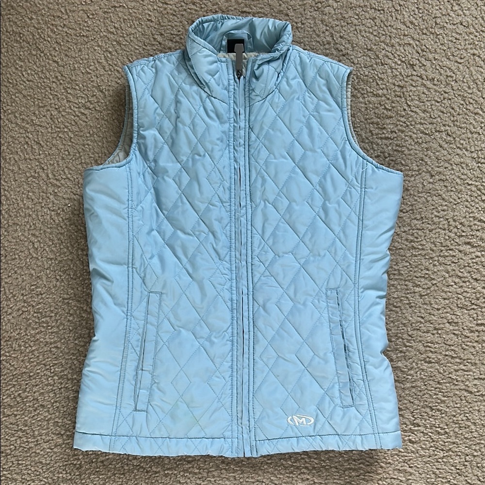 Marker Light Blue Quilted Vest size small